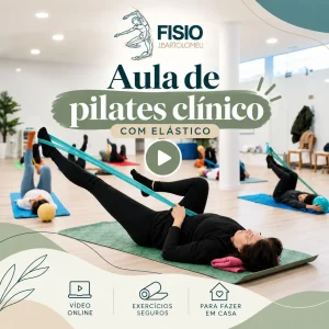 Aula de Pilates Clínico com Elástico